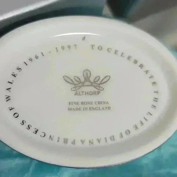 Althorp Fine Bone China Princess Diana Commemorative Trinket Box / Pill Box RARE - Picture 5 of 13